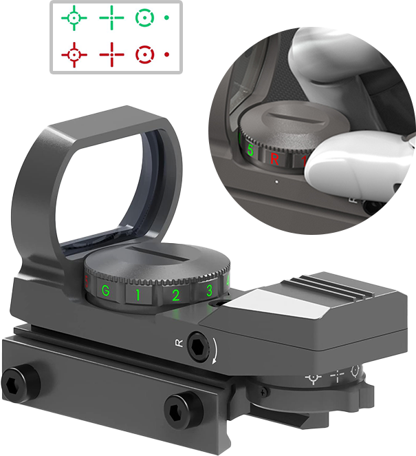 dual-color reflexreticle