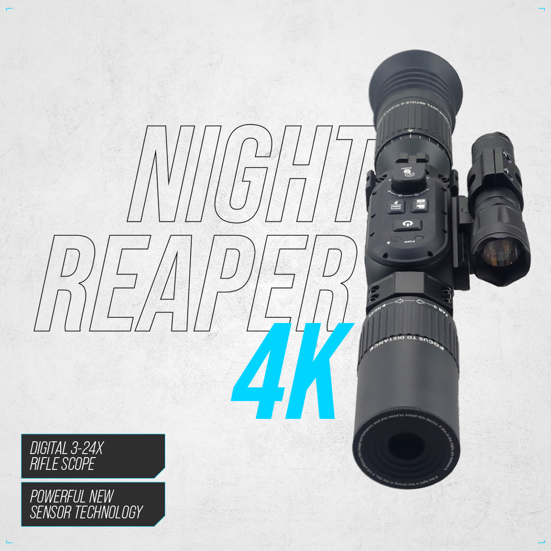 Night Reaper 4K Digital 3-24X Rifle Scope