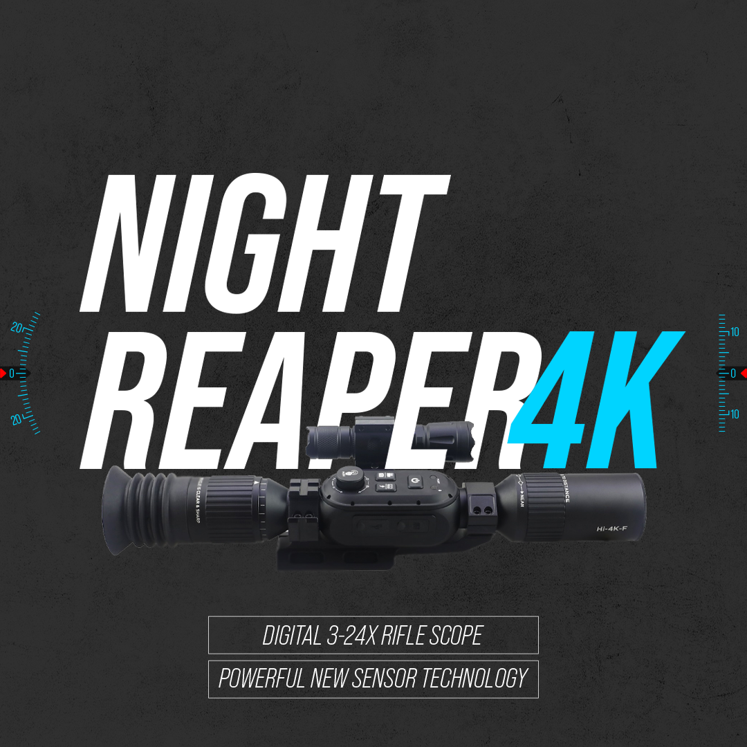 Night Reaper 4K Digital 3-24X Rifle Scope