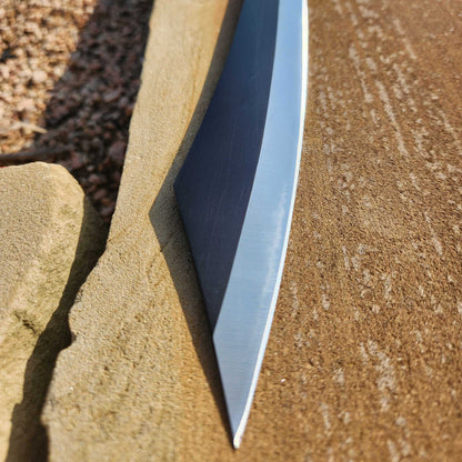 Blackbeard Machete on Stone